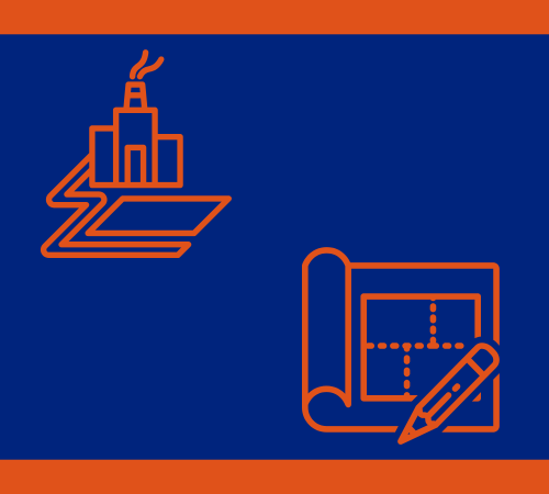 igital graphic of a factory floor layout with optimized equipment and material flow paths