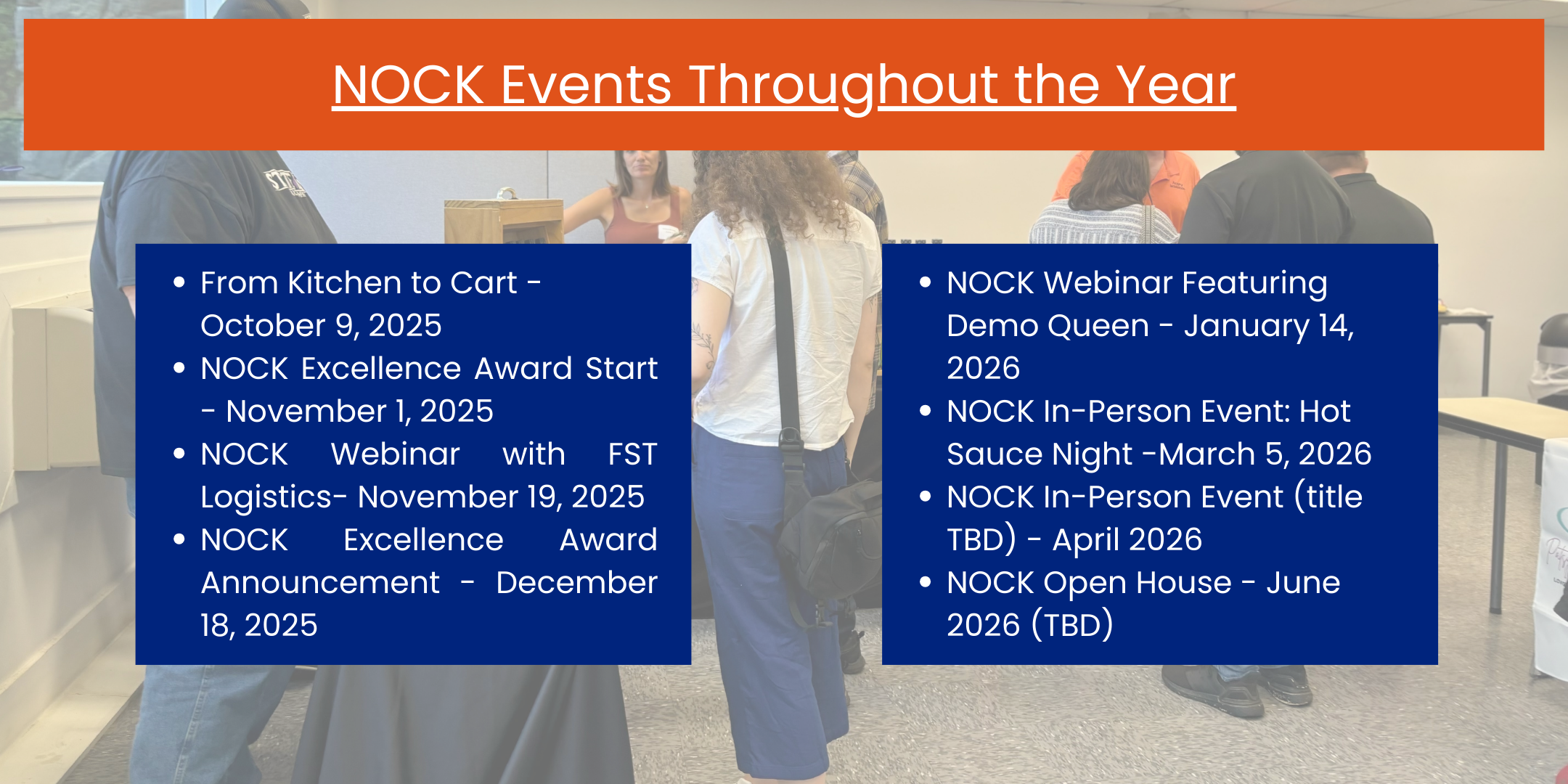 NOCK – Where food entrepreneurs launch, learn, and get noticed